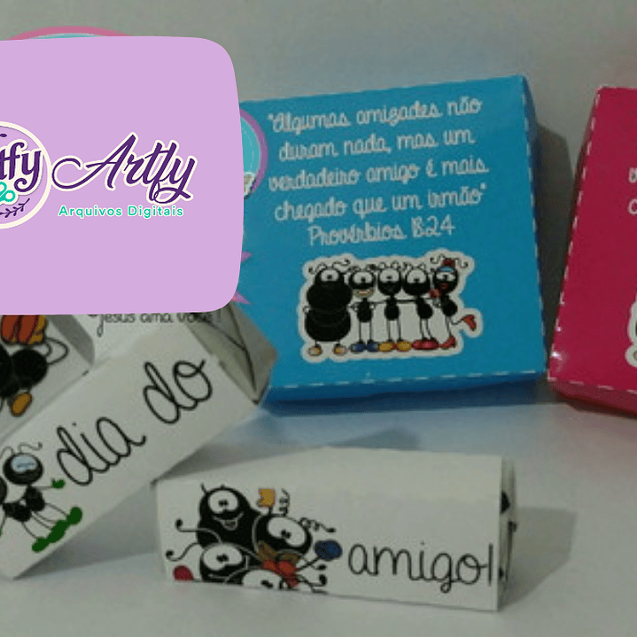 Caixinha Feliz dia do Amigo 1