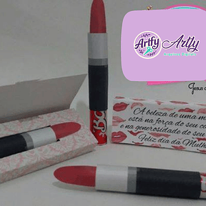 Porta Batom de Chocolate