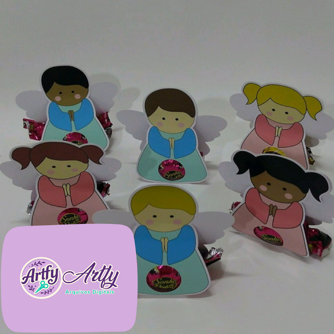 Anjinho e Anjinha Porta Batom 1