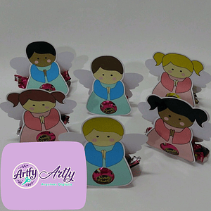 Anjinho e Anjinha Porta Batom