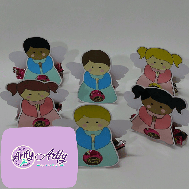 Anjinho e Anjinha Porta Batom 1