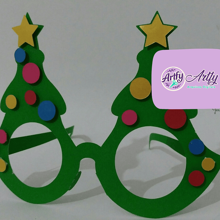 Óculos Árvore de Natal 1