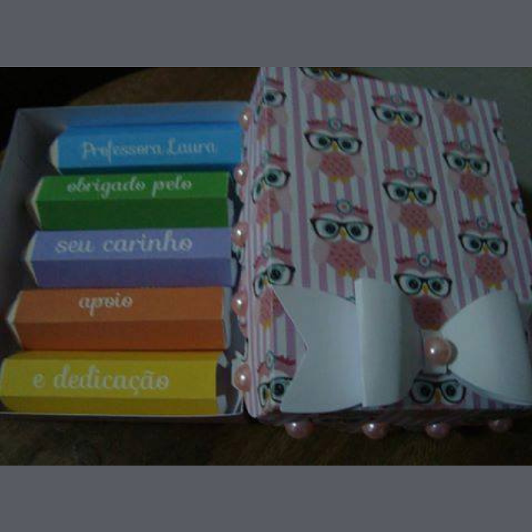 Caixa Lápis Dia dos Professores 1