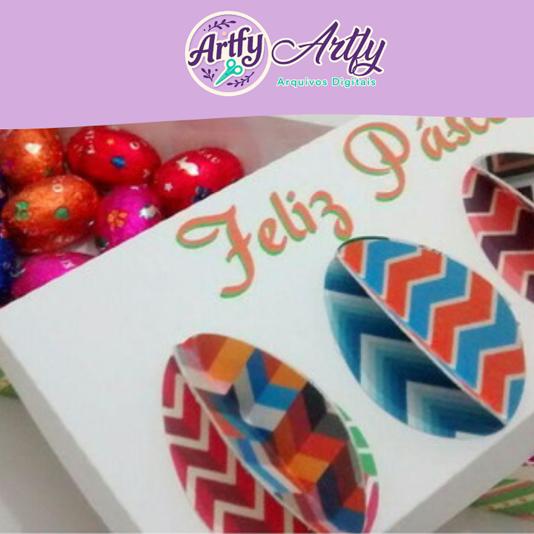 Caixa Ovinhos Coloridos 1