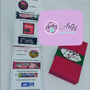 Mensagem de Chocolate Natal