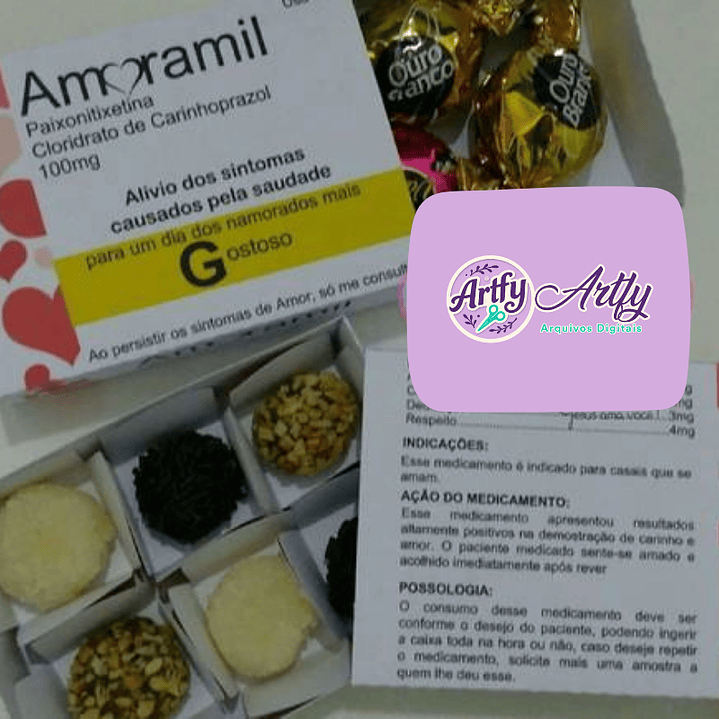 Caixinha de Doces - Amoramil 1