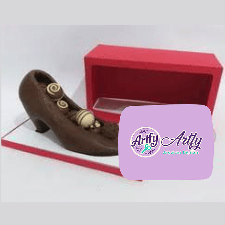 Caixa Sapato Chocolate 1