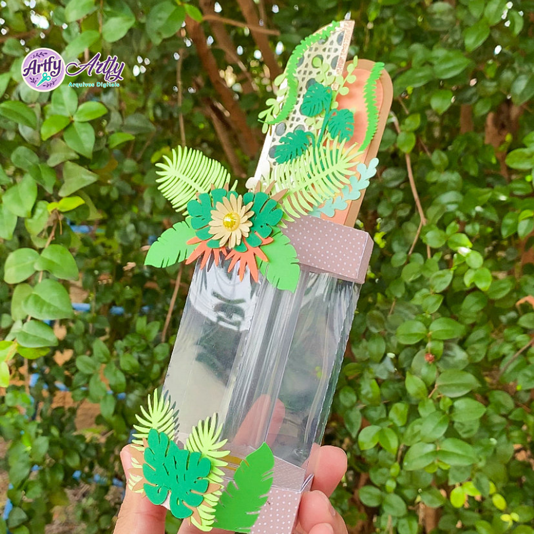 Caixa Sextavada Tubete Acetato 1