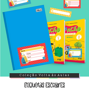 Volta as Aulas Etiquetas