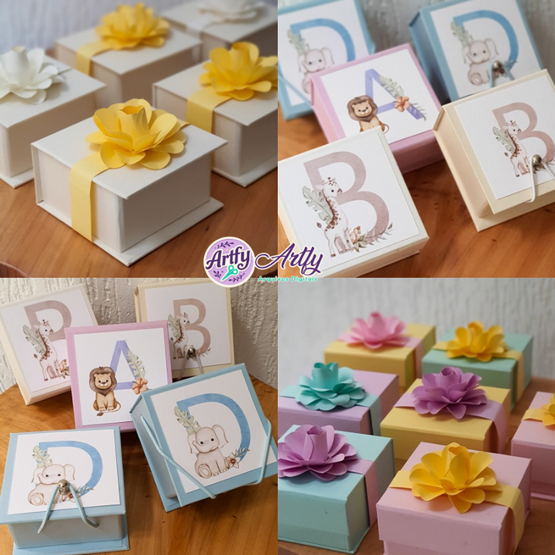 Caixa Cartonada Quadrada 1