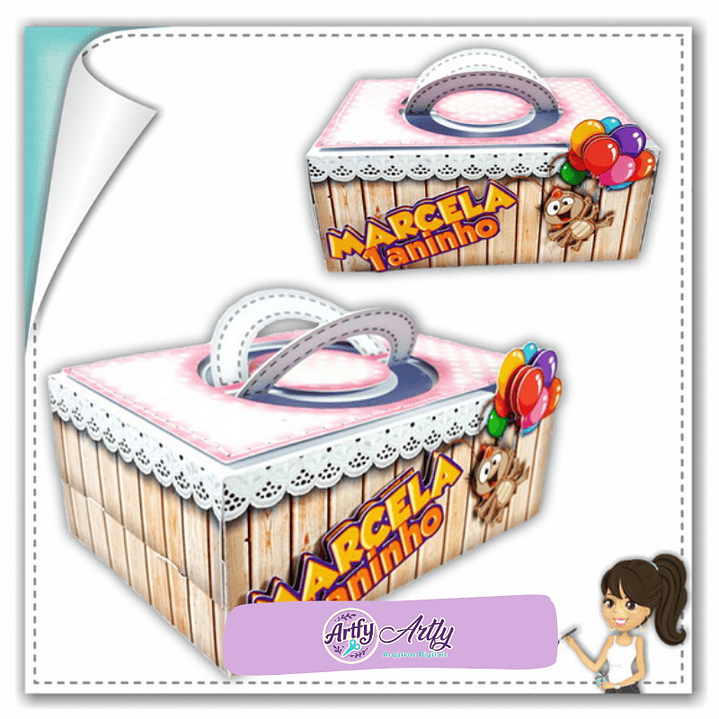 Caixa Quadrada sem Cola 1