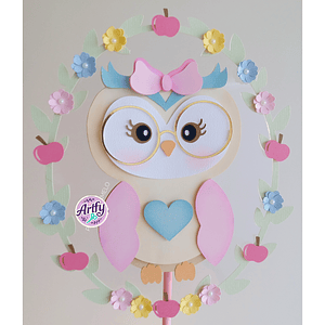 Topo de Bolo Corujinha