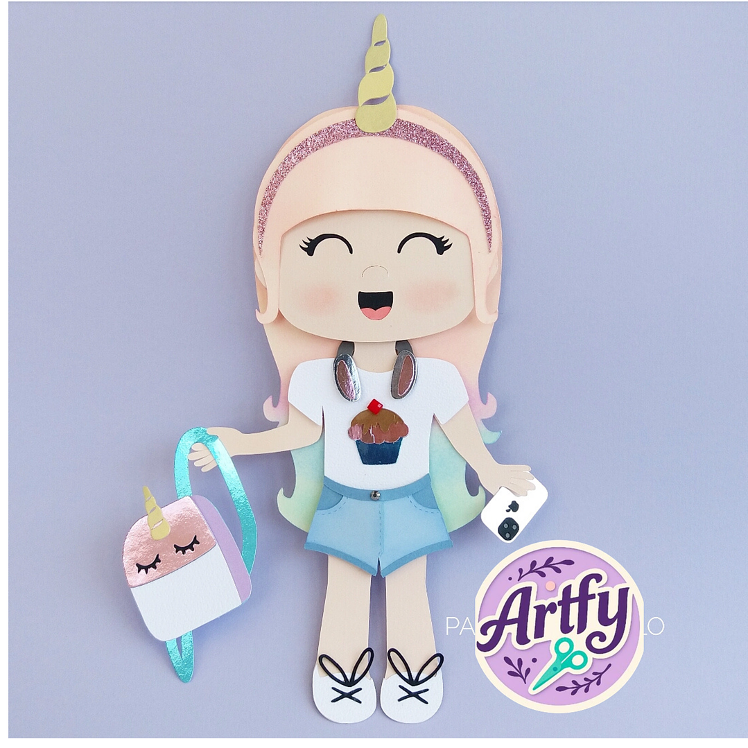 Boneca Mocinha Mochila 1