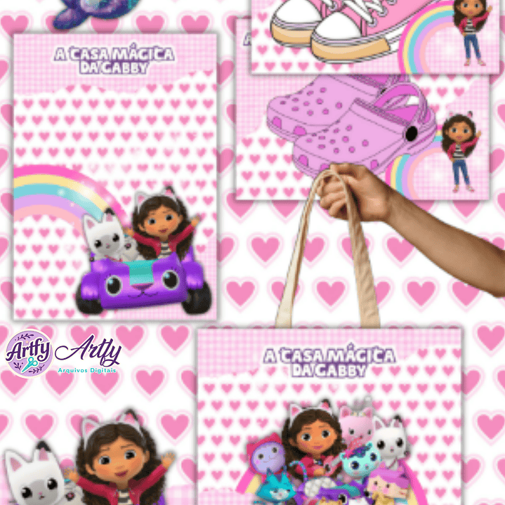 Sacola Casa Mágica da Gabby 1