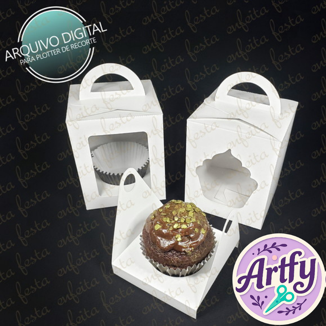 Caixinha Maleta Cupcacke 1