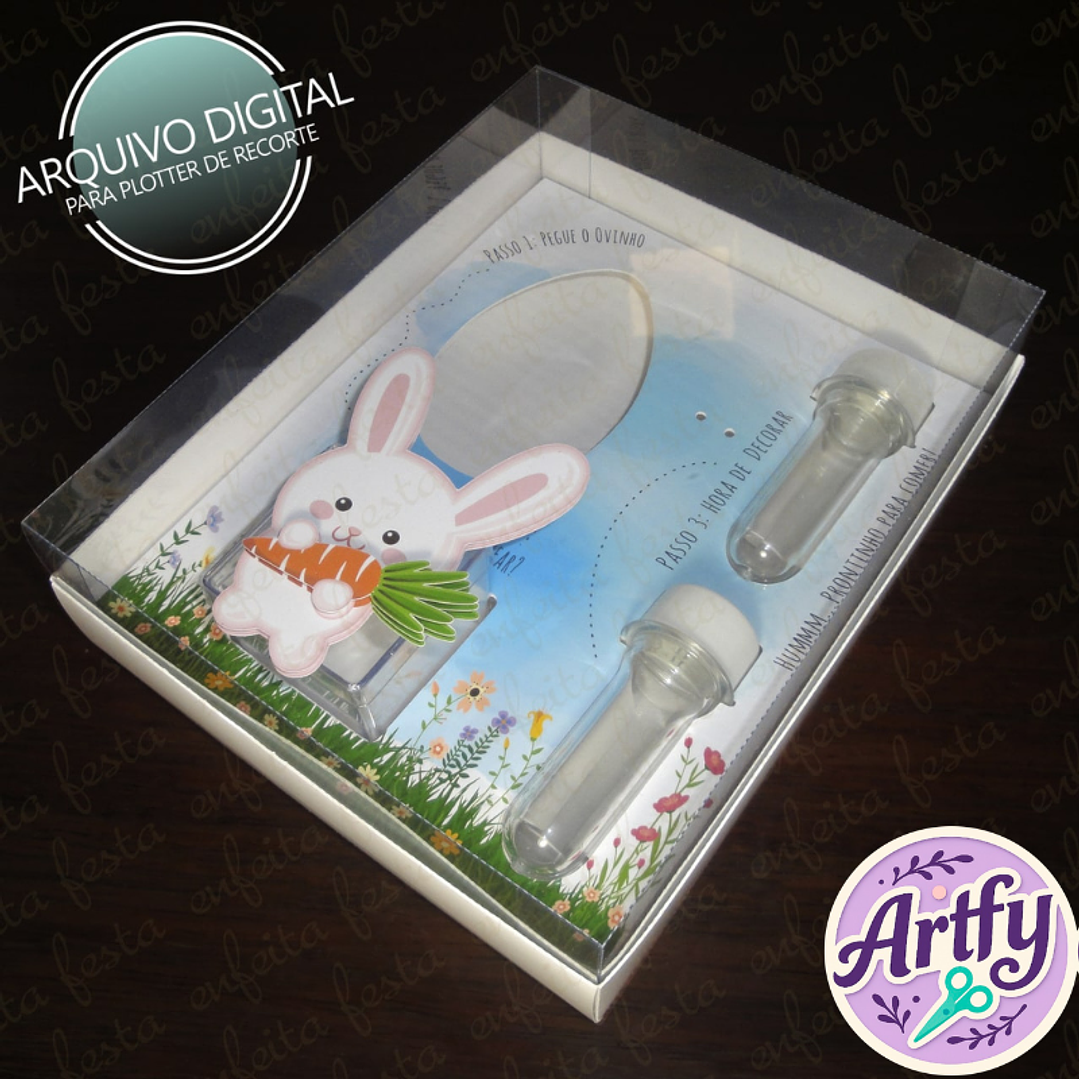 Caixa Tampa Kit Confeiteiro 2 Berços 1