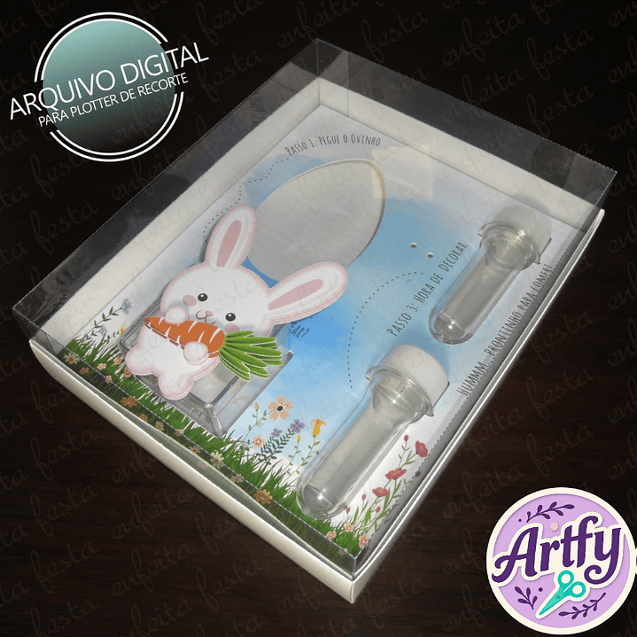 Caixa Tampa Kit Confeiteiro 2 Berços 1