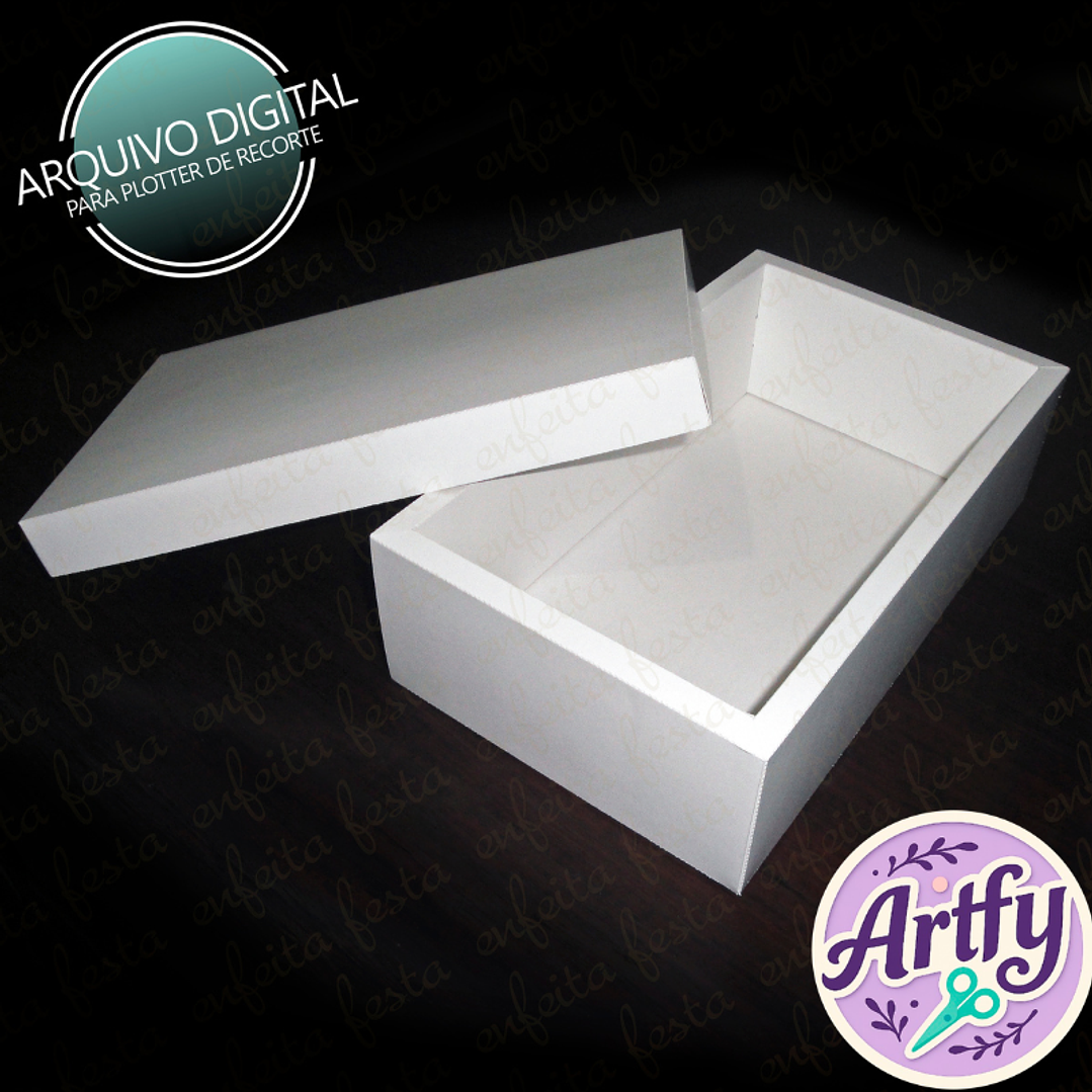 Caixa Borda Dupla 23x13x7 1