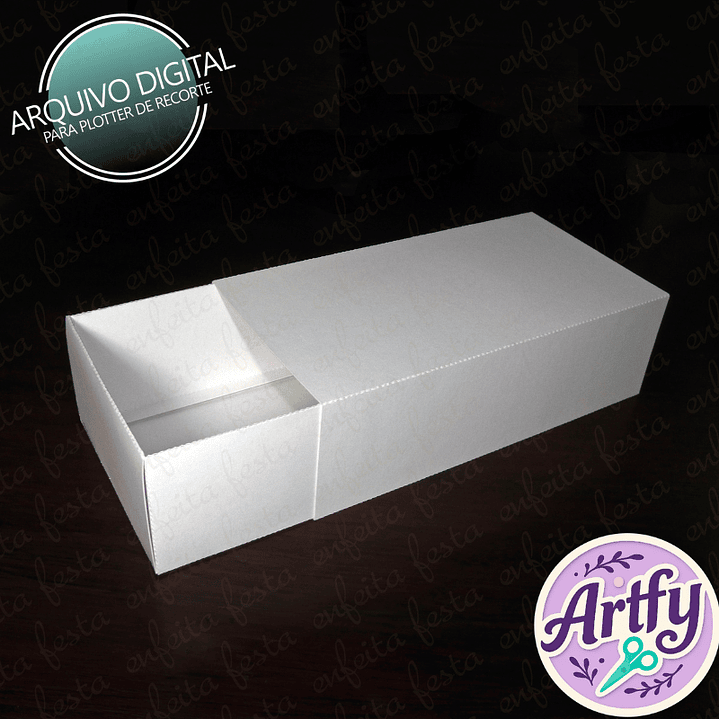 Caixa Tampa Articulada 16,5 x 8,5 x 5,5cm 1