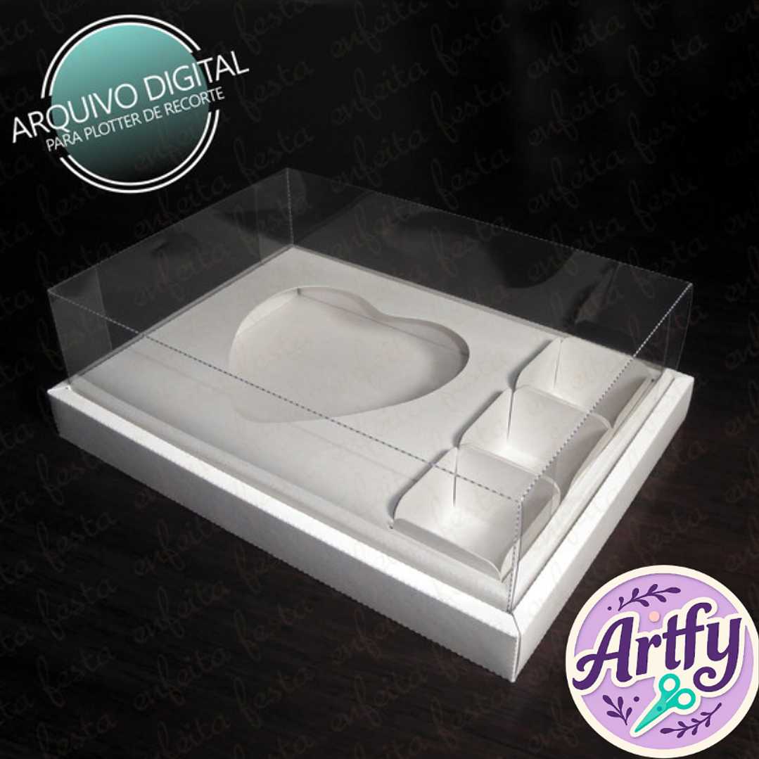 Caixa 1 Coração 3 Doces 1