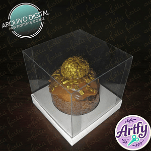 Caixa Acetato 1 Mini Panetone