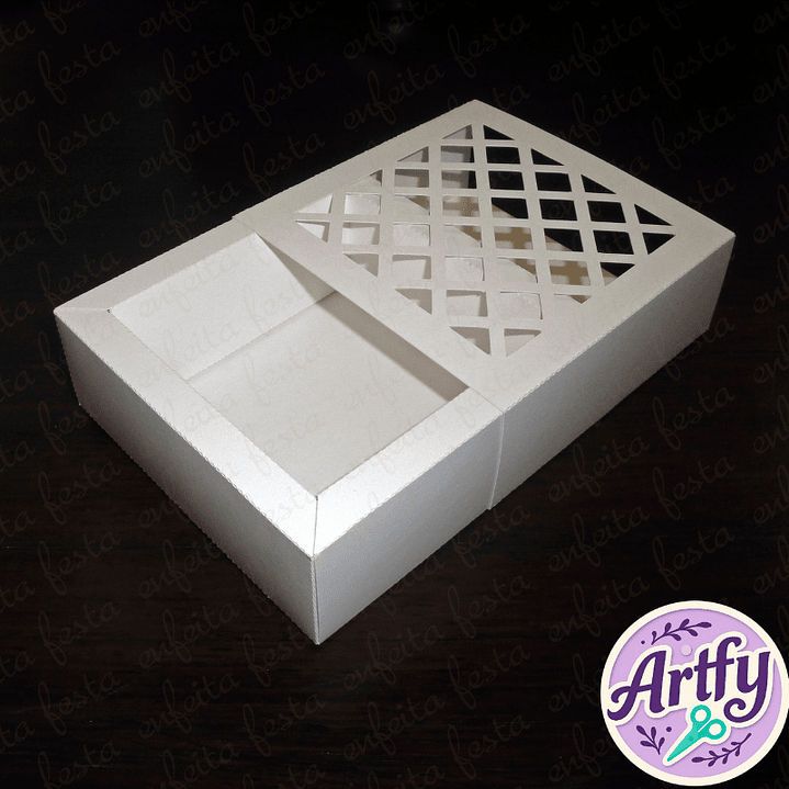 Caixa Treliça 8x8x3,5 Borda Grossa 1