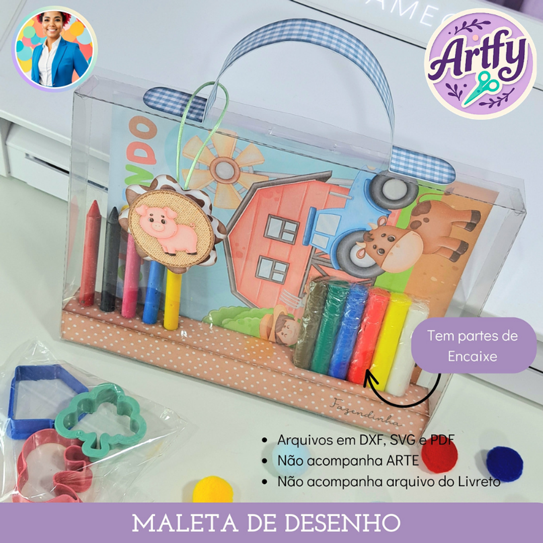 Maleta de Desenho Acetato 1