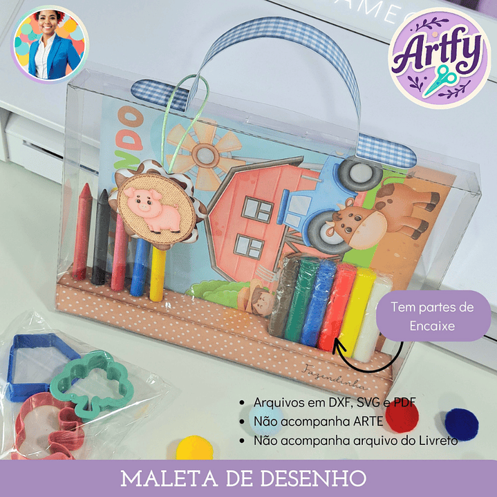 Maleta de Desenho Acetato 1