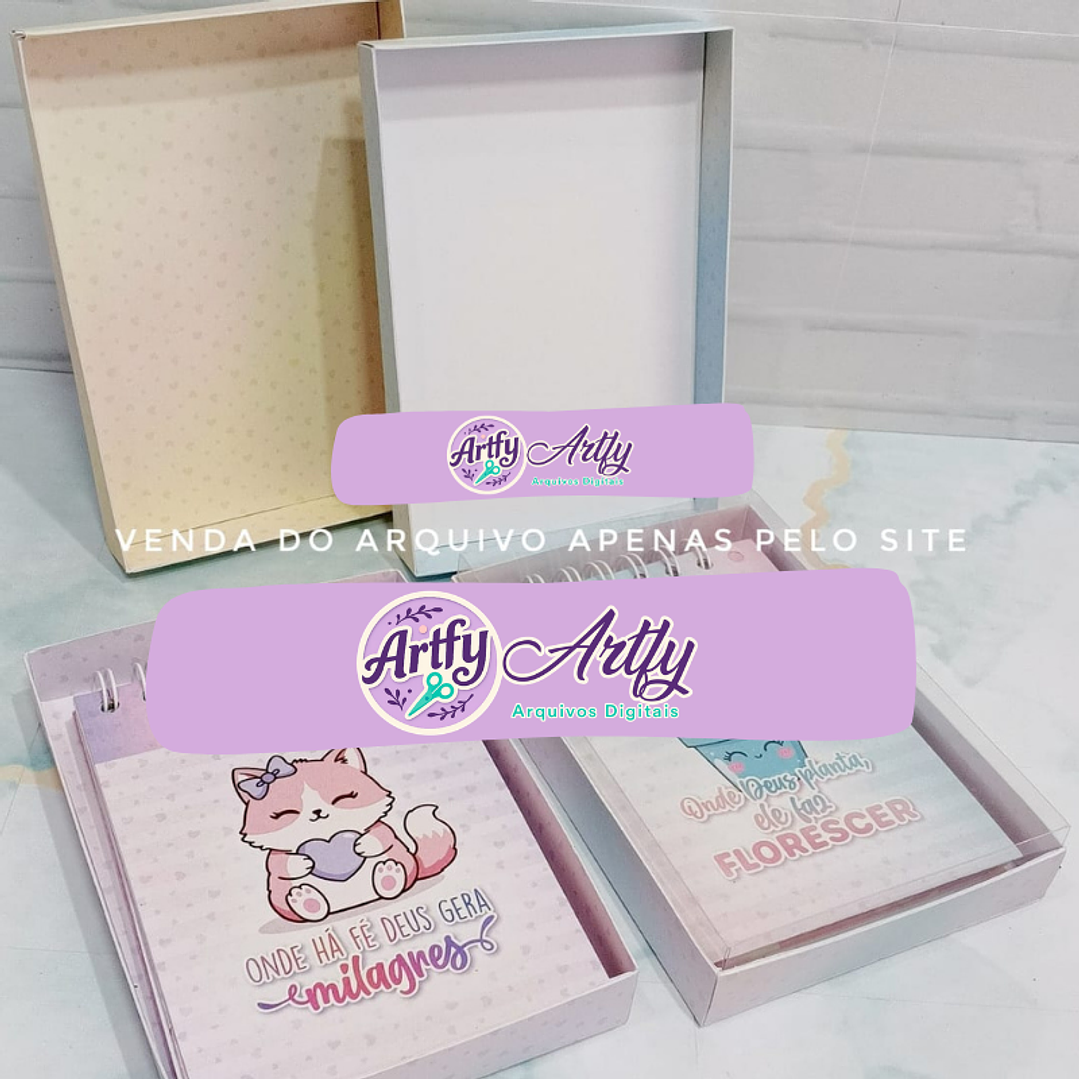 Embalagem Bloquinho A6 Acetato 1