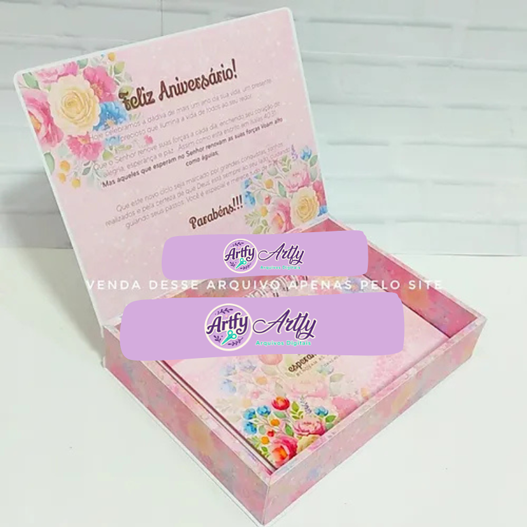 Caixa Brinde Floral 1