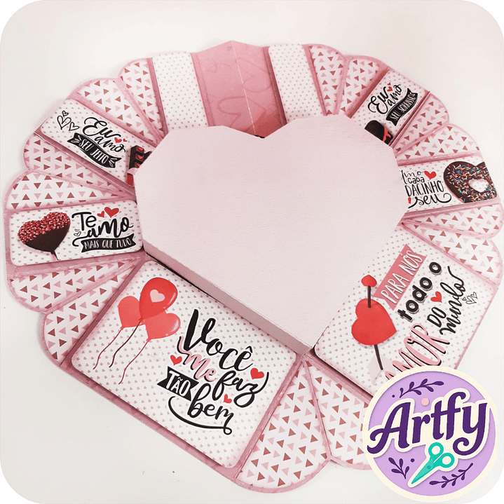 Mini Explosão Coração 1