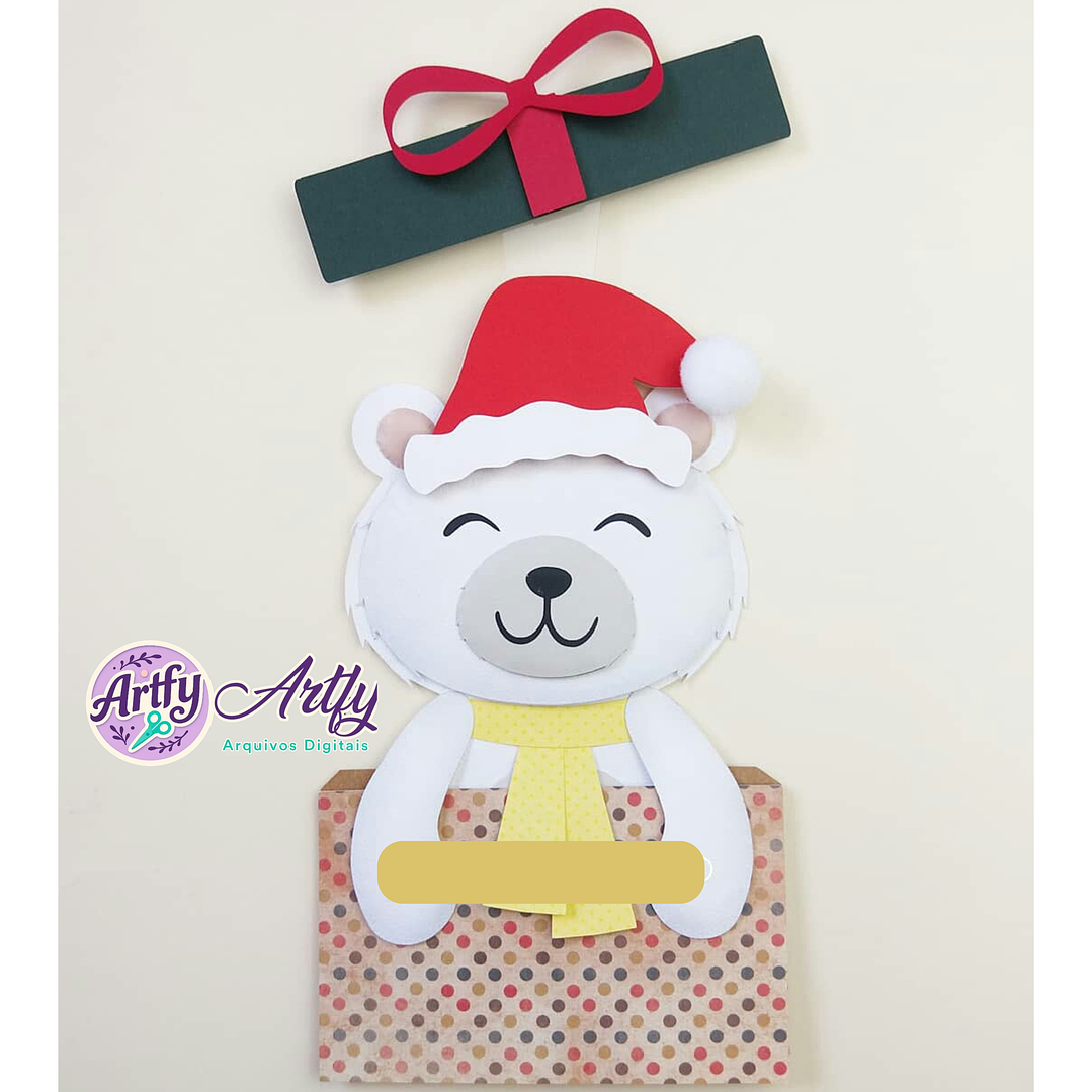 Urso Natalino Feliz  1