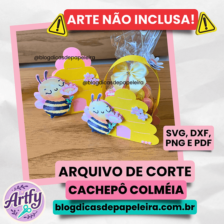 Cachepô Colmeia Abelhinha 1