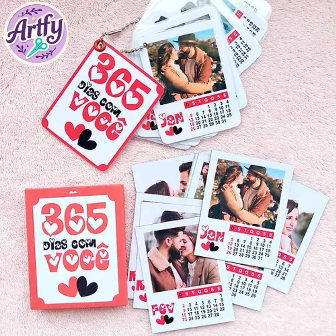 Calendário 365 Namorados 1