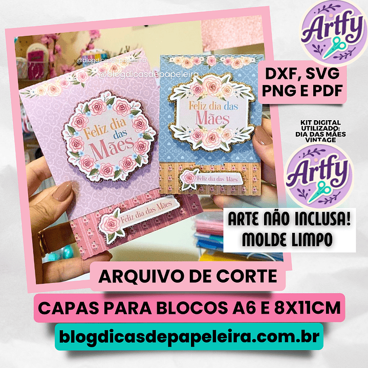 Capas para Blocos A6 e 8x11 1