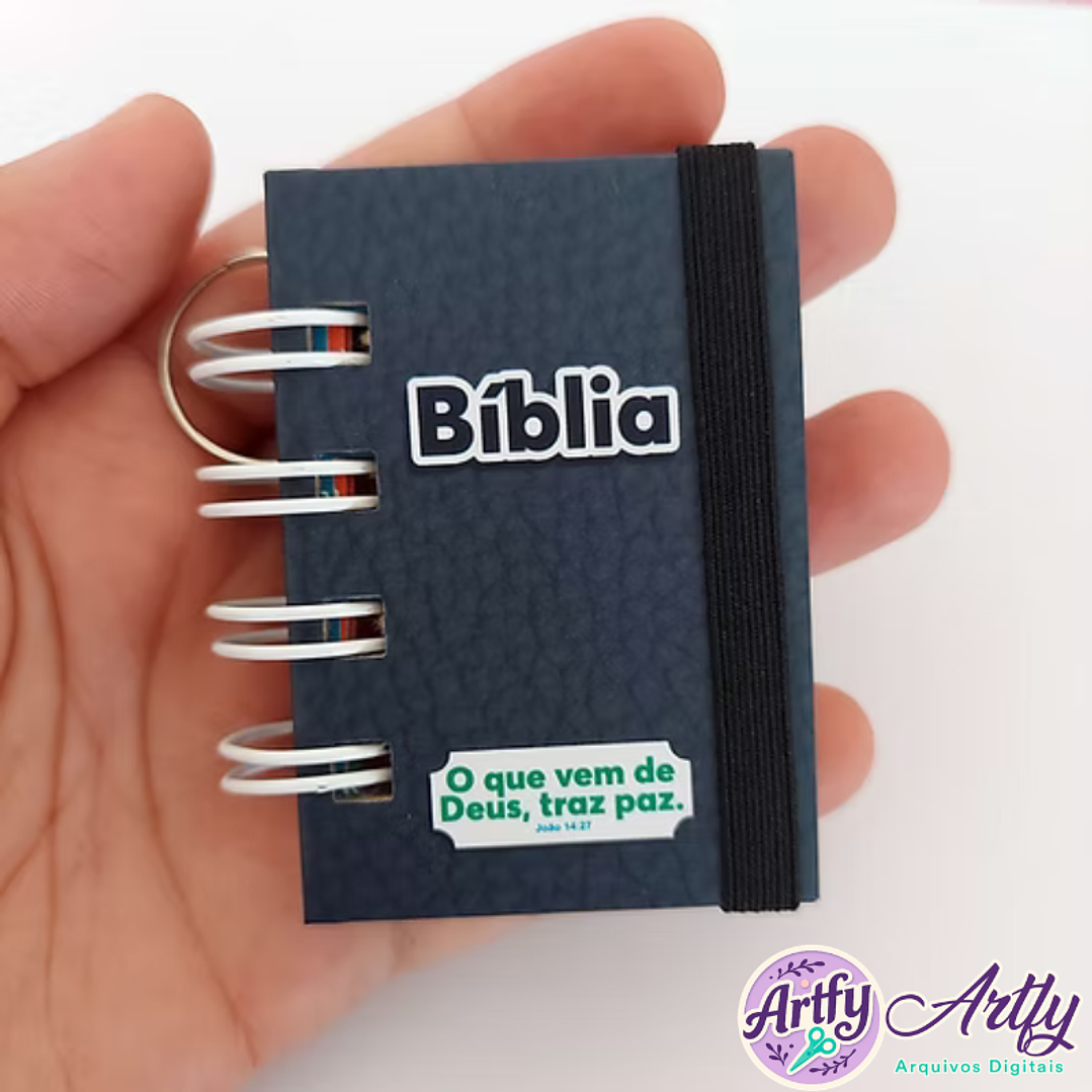 Mini Bíblia Chaveiro - Versão Masculina 1