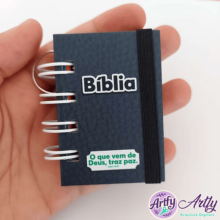Mini Bíblia Chaveiro - Versão Masculina 1