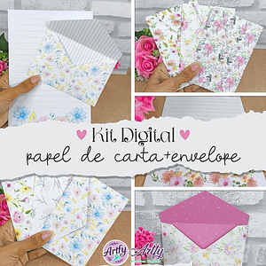 Papéis de Carta + Envelope
