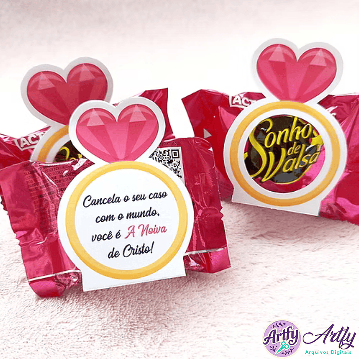 Porta Bombom Noiva de Cristo 1