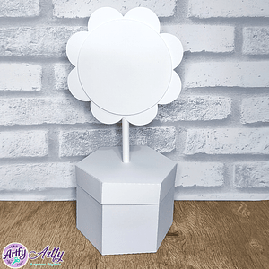 Centro de Mesa Sextavada