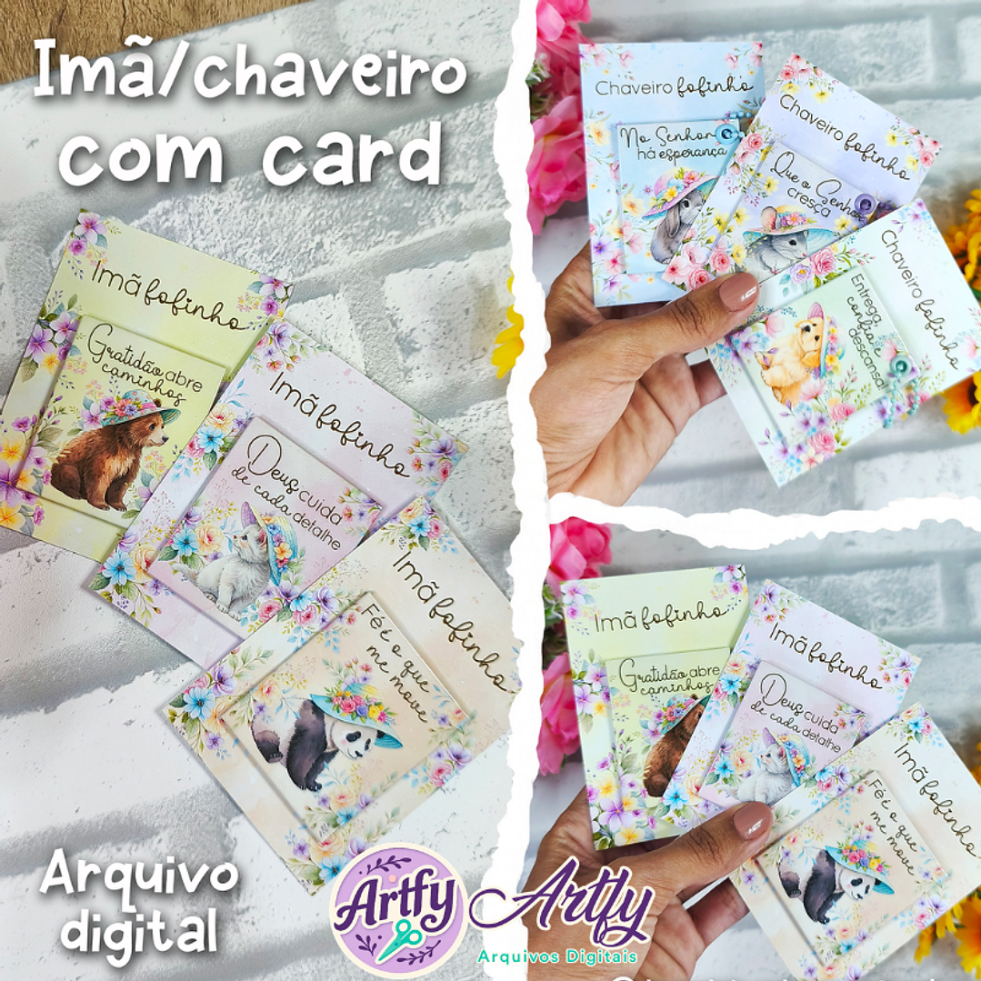 Imã Chaveiro Fofinho 1