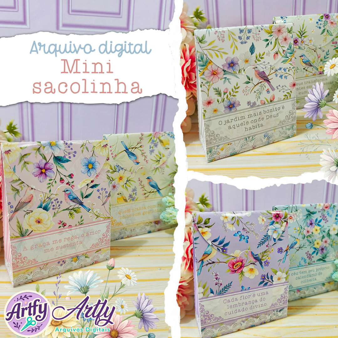 Mini Sacolinha com Aba 1