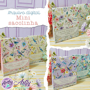 Mini Sacolinha com Aba