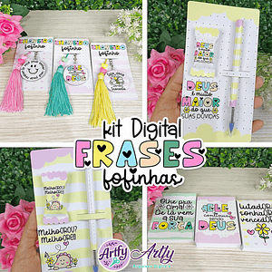 Kit Digital Frases Fofas