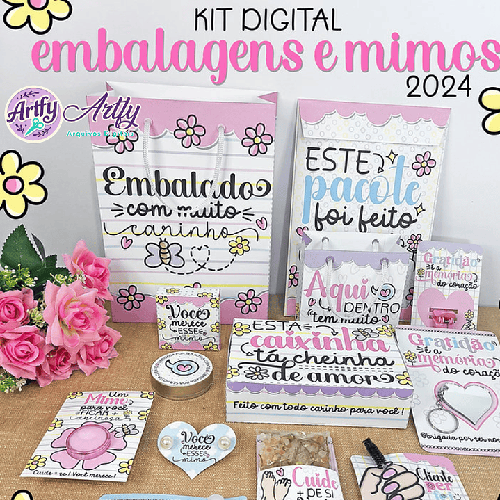 Kit Embalagens e Mimos para Clientes - 2024 1