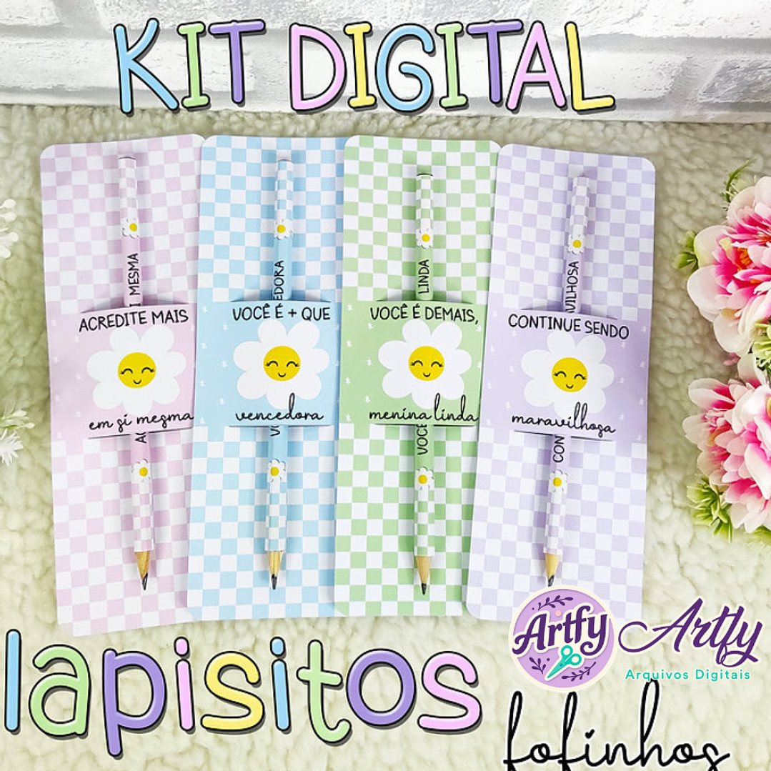 Kit Lápis Fofinhos 1