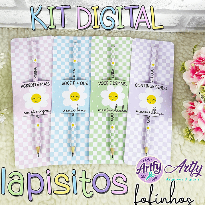 Kit Lápis Fofinhos 1