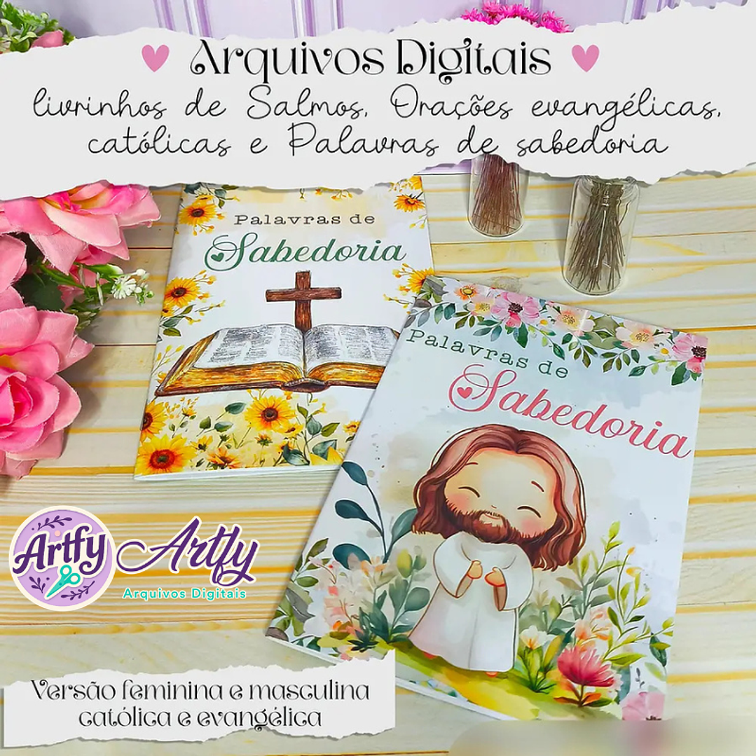 Livrinhos Orações Salmos e Palavras de Sabedoria 1