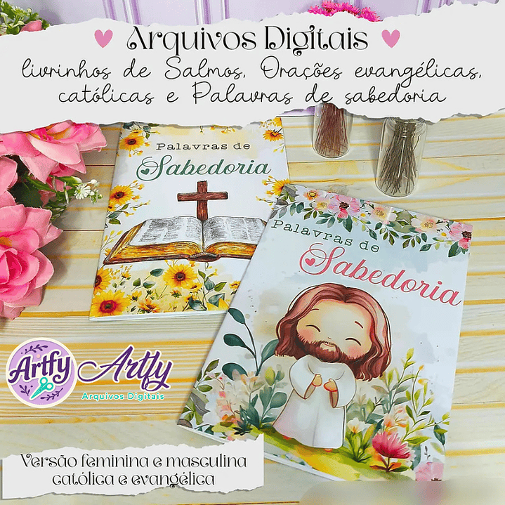 Livrinhos Orações Salmos e Palavras de Sabedoria 1