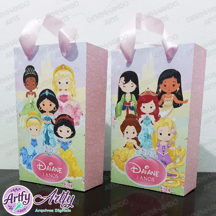 Sacola Princesas Disney 1